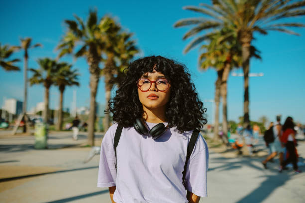 istock Gen Z attitude portrait in Barcelona 2160505569