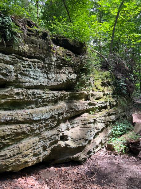 istock Rocky wall along a river in Michigan 2160507838