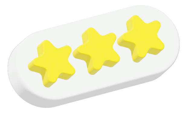 istock 3D social media communication star feedback rating icon on white background 2160508745