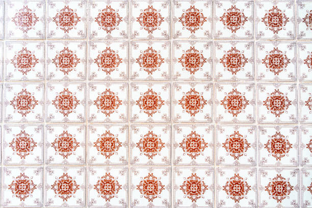 The tile art at Lisbon streets, Portugal, Europe