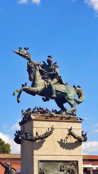 istock Equestrian Statue in Captain Gerardo Barrios Plaza 2160516997