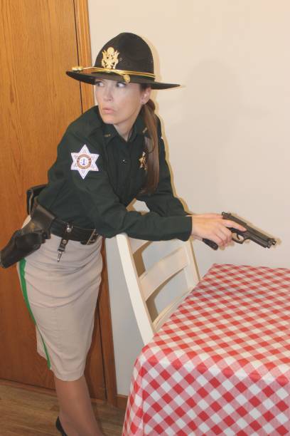 istock uniformed, female police officer 2160519990
