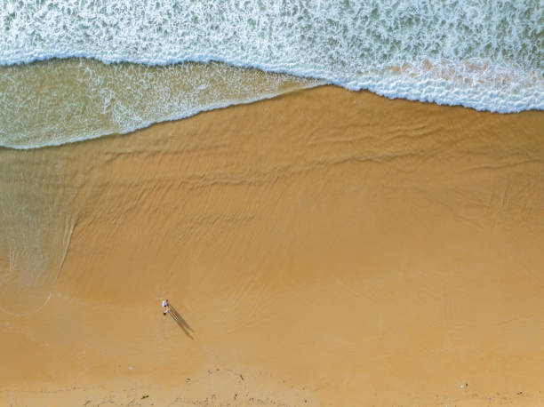 istock Top view Beach waves background, Natural background, photo sea waves texture background 2160524059