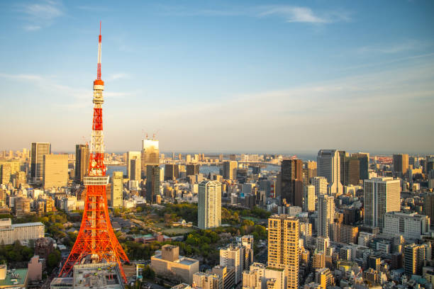 istock A beautiful view of Tokyo Tower from a skyscraper 2160528281