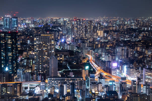 istock A beautiful night view of central Tokyo seen from a skyscraper 2160528343