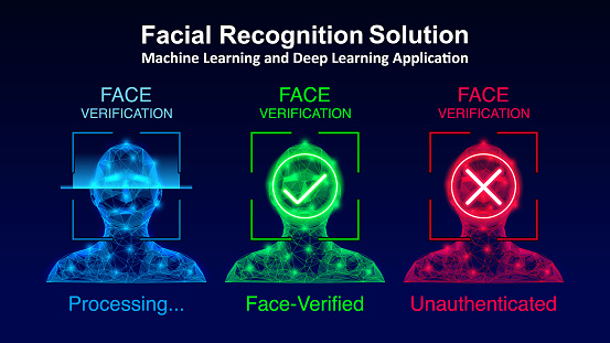 Face Verification Example Facial Recognition Verification And Authentication System Approved ...