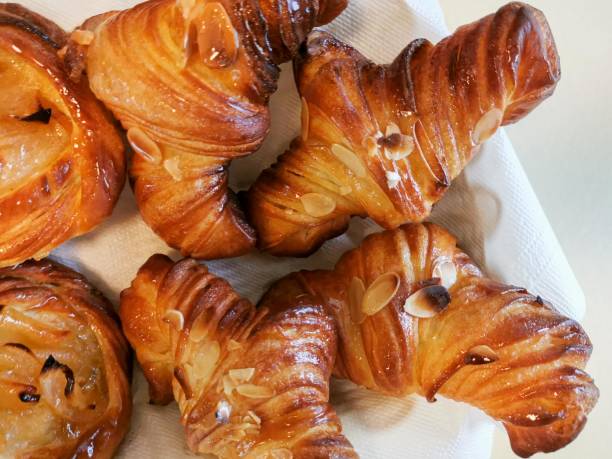istock Close-up of a crispy croissant 2160536850