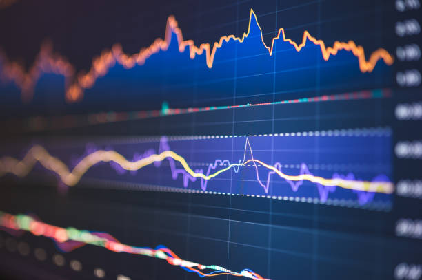 istock Investor using a laptop to tracking Market Trends 2160537621
