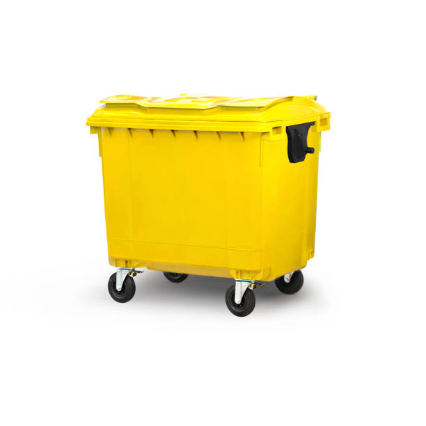 istock High-Quality Yellow Industrial Dumpster on Wheels for Efficient Waste Management and Disposal in Commercial and Industrial Settings 2160541502