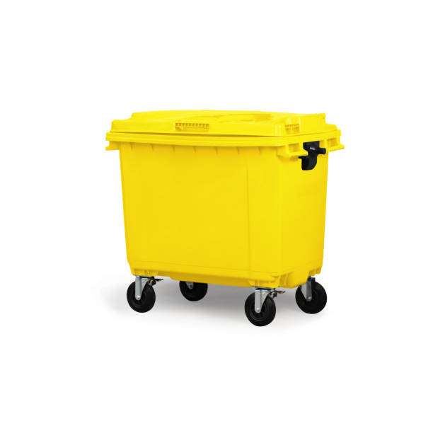 istock High-Quality Yellow Industrial Dumpster on Wheels for Efficient Waste Management and Disposal in Commercial and Industrial Settings 2160541578