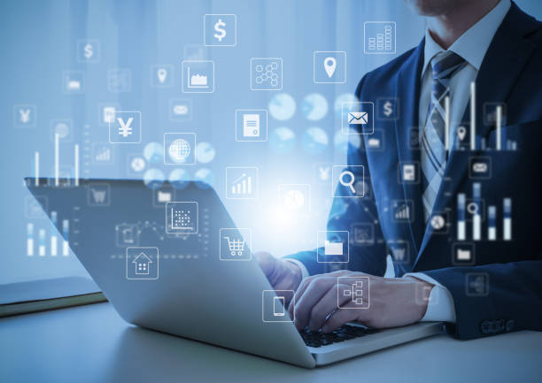 istock Businessman IT image operating a laptop 2160546108
