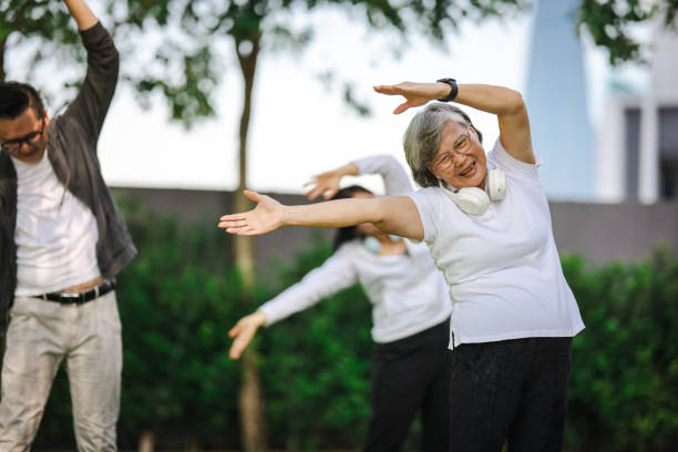istock Generations in Motion: Family Workout in the Backyard 2160550924