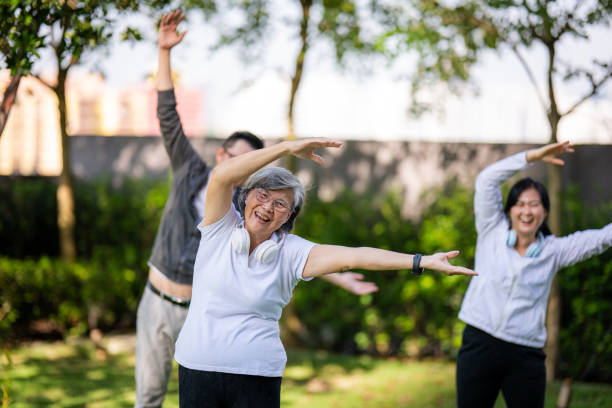 istock Generations in Motion: Family Workout in the Backyard 2160550931