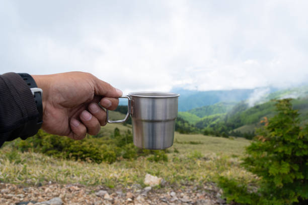 istock Delicious coffee to drink in the mountains 2160557881