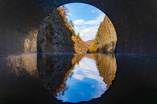 istock Kiyotsu Gorge valley scenery 2160558336