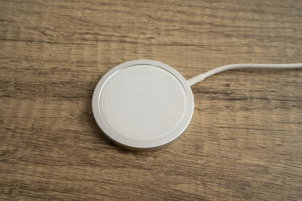istock Wireless magnetic charger, modern equipment for mobile phone. 2160560520