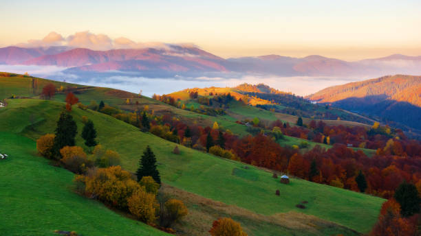 istock sunrise in carpathian mountain 2160560734