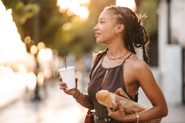 istock Morning routine, coffee and baguette 2160564544