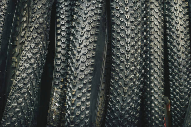 Rubber or iron hoop on the rim of a wheel