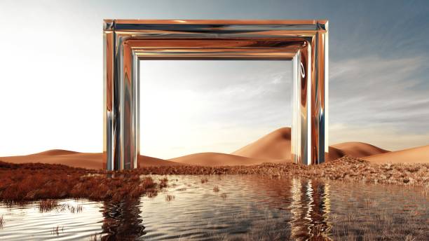 istock 3d render of surreal landscape 2160572309