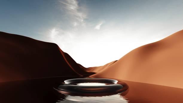 istock 3d render of surreal landscape 2160572311