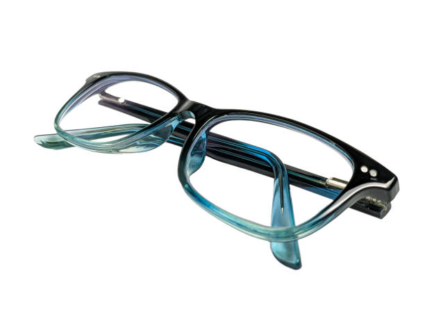 istock Fashionable eyeglasses isolated on a white background 2160573282