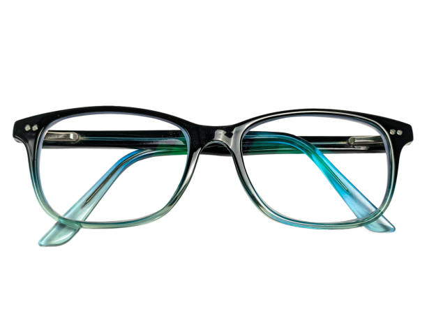 istock Fashionable eyeglasses isolated on a white background 2160573291