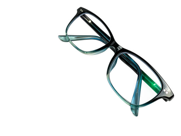 istock Fashionable eyeglasses isolated on a white background 2160573300