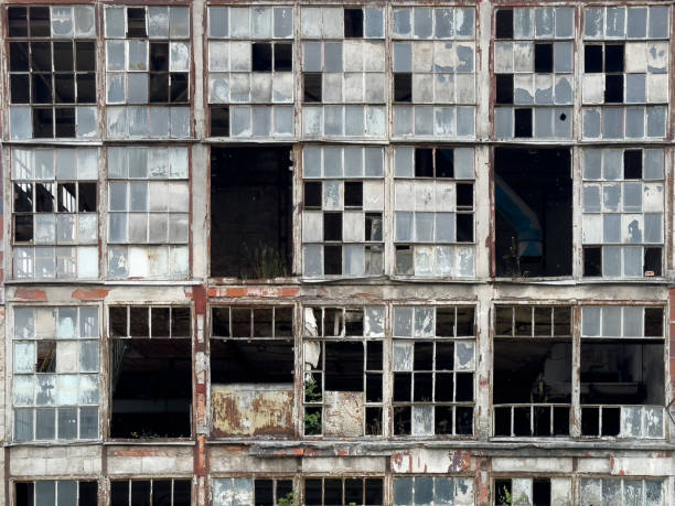 istock Windows of an old factory 2160575150