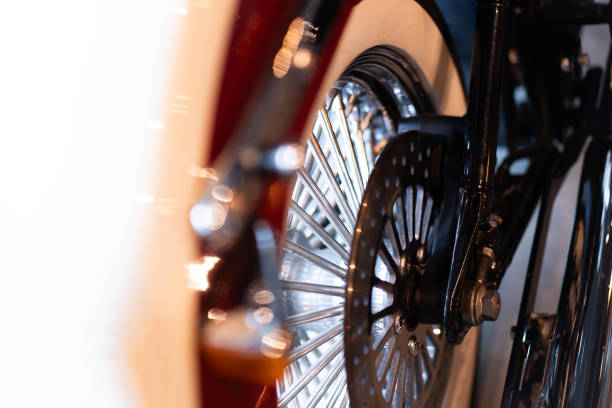 Spoke motorcycle wheels and alloy wheels focus on brake and clutch systems, discs.