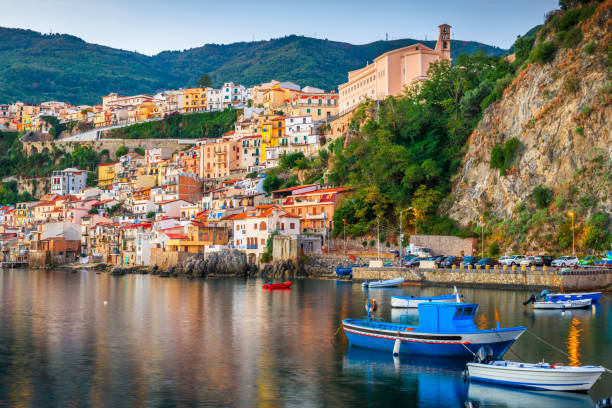 istock Scilla, Italy Waterfront at Dawn 2160582707