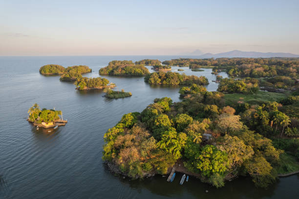 istock Green foresty islands landscape 2160585023