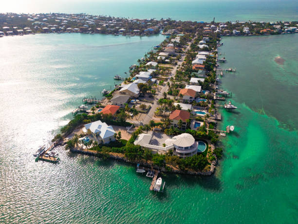 istock Aerial view over the Florida Keys 2160585773