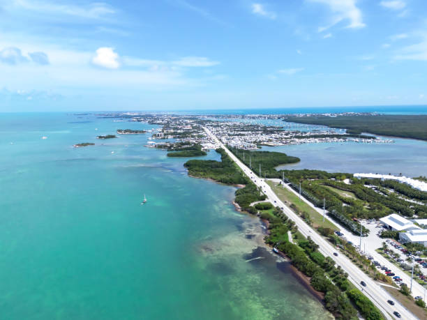 istock Aerial view over the Florida Keys 2160585784