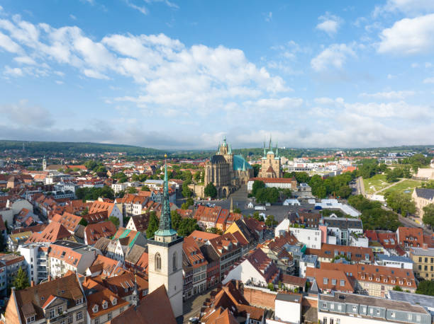 istock Erfurt Cathedral in Thuringia in Germany 2160586251