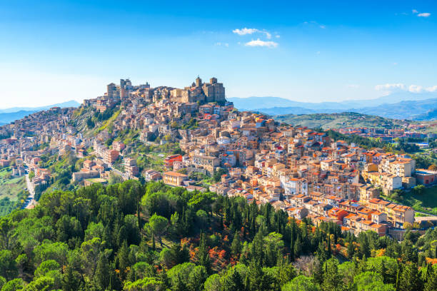 istock Troina, Sicily, Italy Hilltop Town 2160586823