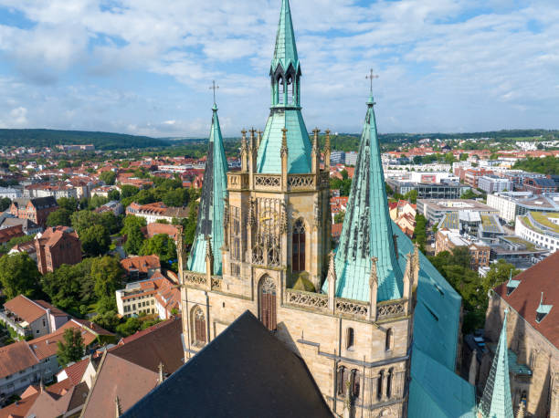 istock Erfurt Cathedral in Thuringia in Germany 2160586851