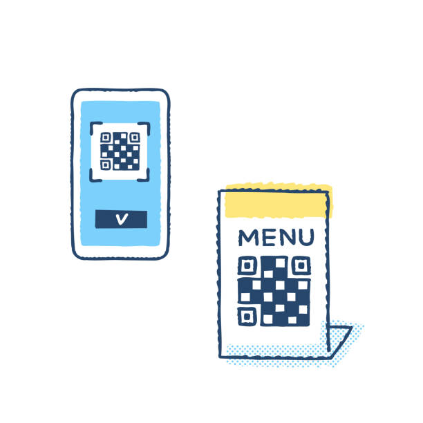 Cooking Qr Code 90+ Qr Code Restaurant Menu Stock Illustrations, Royalty-Free Vector ...