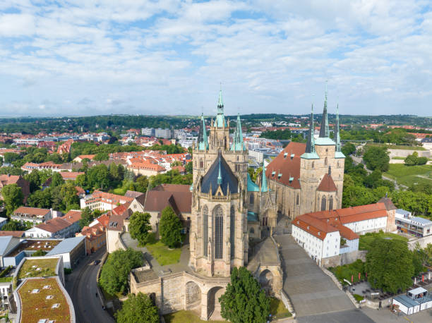 istock Erfurt Cathedral in Thuringia in Germany 2160587274