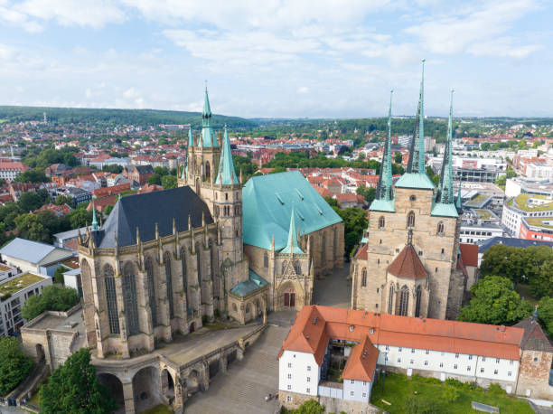 istock Erfurt Cathedral in Thuringia in Germany 2160587277