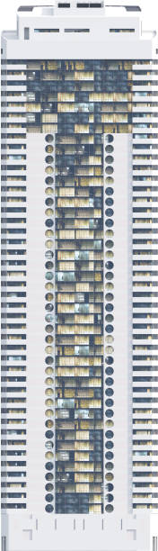 istock Facade view of moden building - skyscraper 2160589301