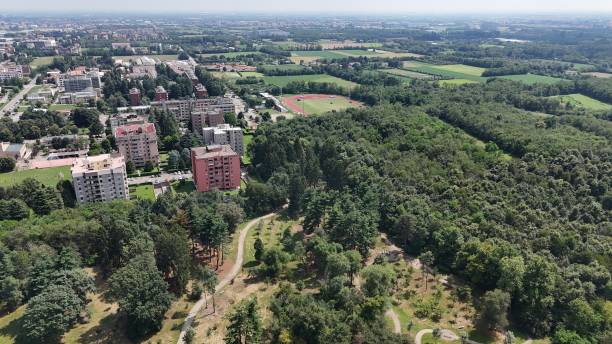istock forest near a city 2160590562