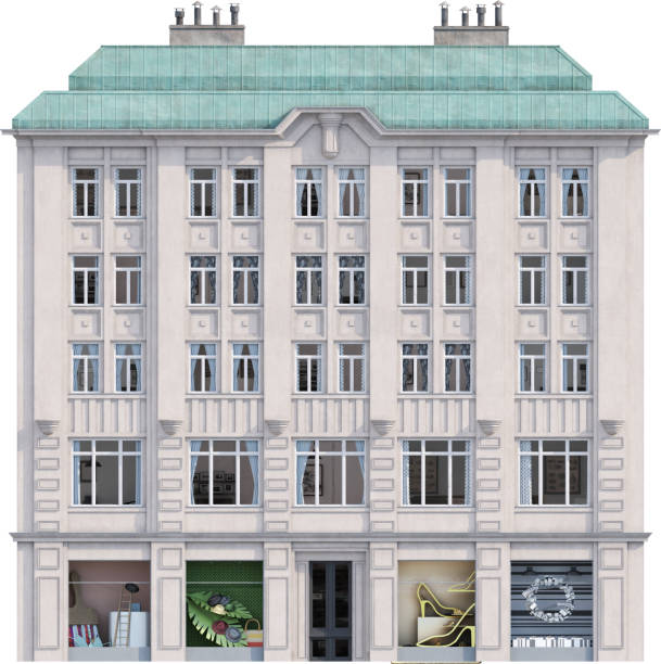 istock Facade view of historical building 2160591040