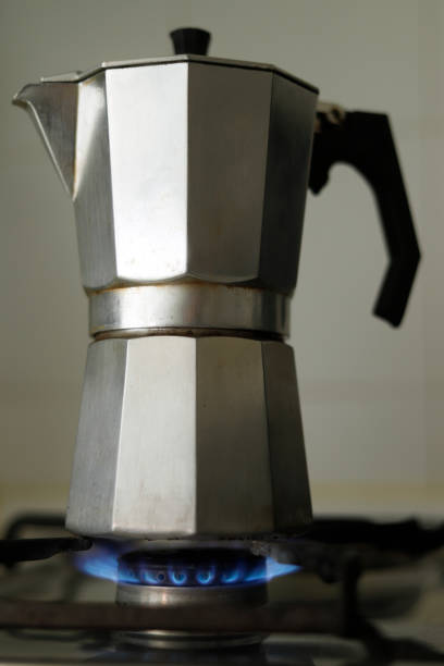istock italian coffee maker on home gas stove 2160597085