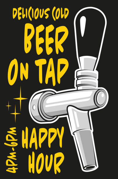 BEER ON TAP Easy editable beer
on tap vector illustration...
Elements was layered. background of a cheers beer mugs stock illustrations