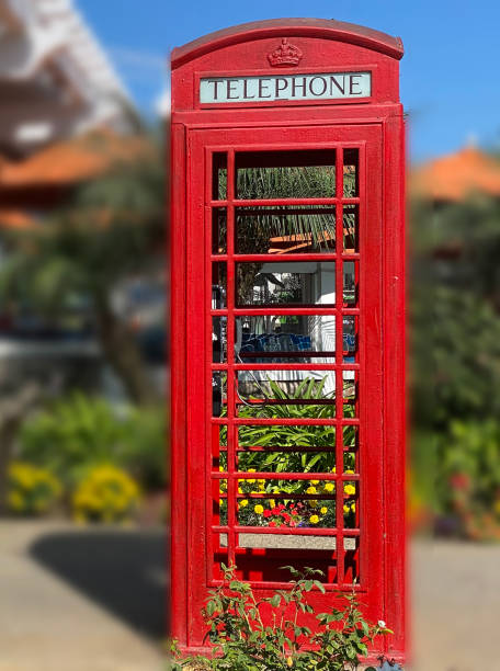 istock Telephone Booth Red Carlsbad California 2160601394