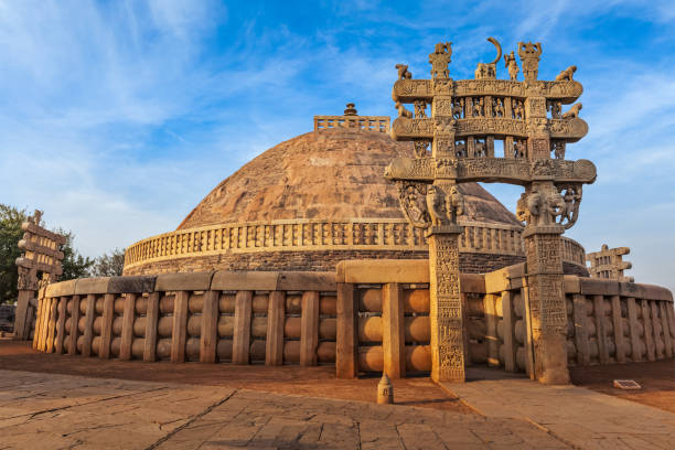istock Great Stupa. Sanchi, Madhya Pradesh, India 2160608619