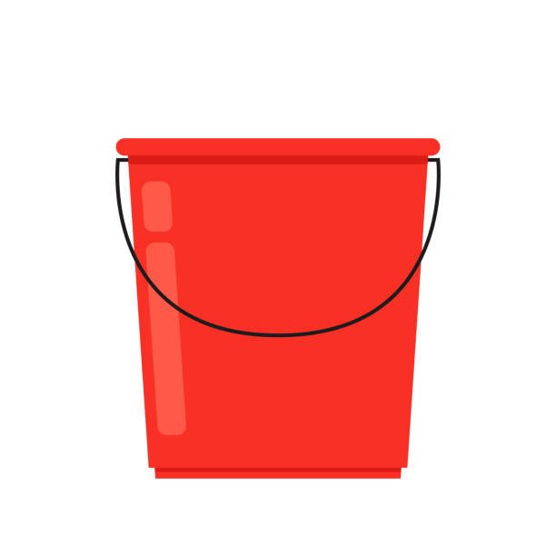istock Basin. Vector. Plastic water tank. isolated on white background. Cartoon colorful illustration. Set of containers. 2160609123