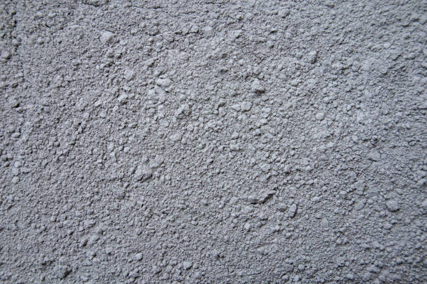 Close-up view of ready-to-use concrete powder.
