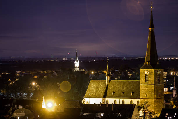 istock Deidesheim in Germany at Night 2160610305